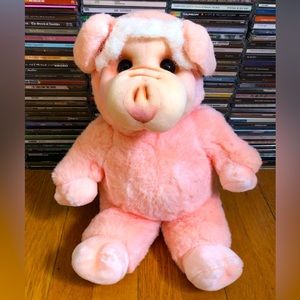 Vintage Plush 24K Polar Puff Pigalilly Dumplings Hand Puppet